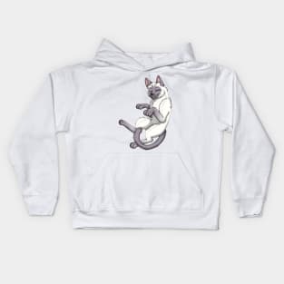 Lilac Point Shorthair Kids Hoodie